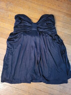Anthropologie Strapless Black Empire Bust Top